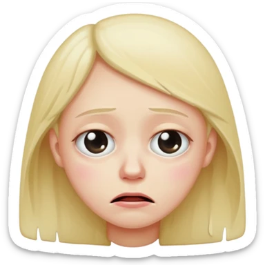 remake the second one but sad more gums sticker