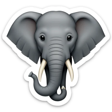 Game Of Thrones Sigil but in Intro square portrait frame style, width the Sigil being a Elephant sticker