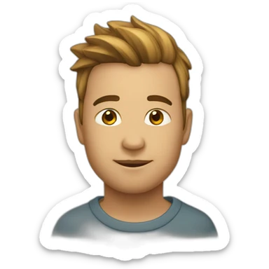 Gars dégradé sticker