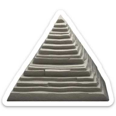 Vinyl record into Egypt pyramid sticker