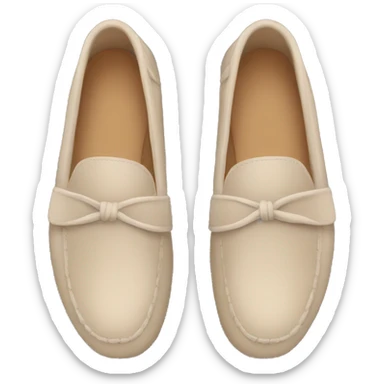 Beige Loafers sticker