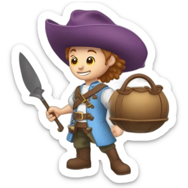 let's use a musketool to catch the egg eveybody say ohh toodles hmm a wonderful job a jamie no jammie is not a thing hmm you used a what tool we used hmm a bag right  sticker