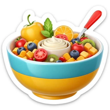 3D symbolizing loyal customer, trust and commitment, food theme, cute and modern, soft lighting, glossy, isolated, no background
 sticker