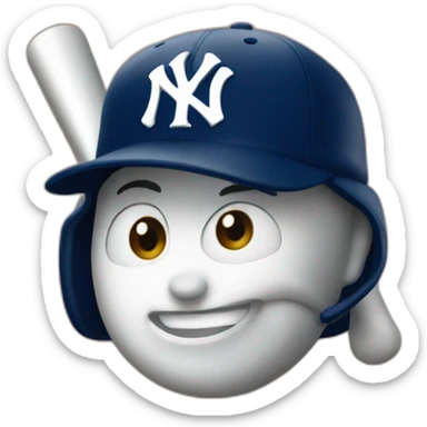 NYY logo sticker