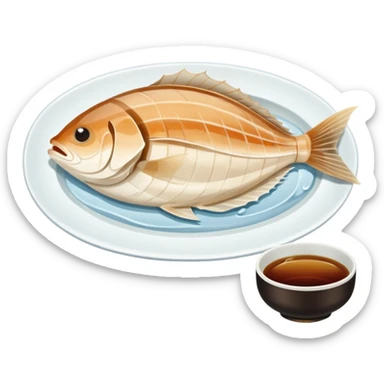flatfish sashimi sticker
