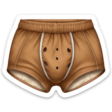 Poopy underwear sticker