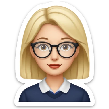 Ninfa con gafas sticker