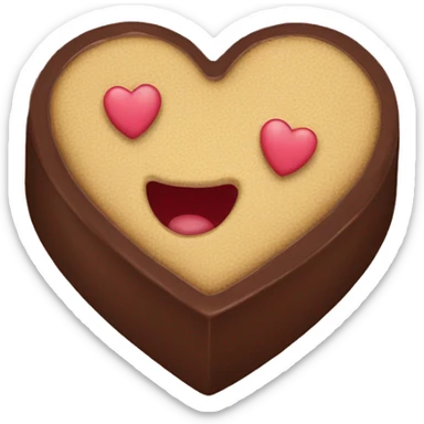 Heart box of chocolate sticker