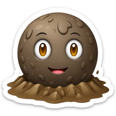 ball of mud sticker