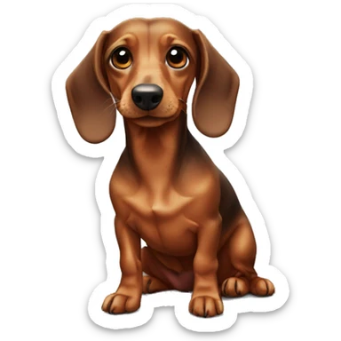 Dachshund sticker