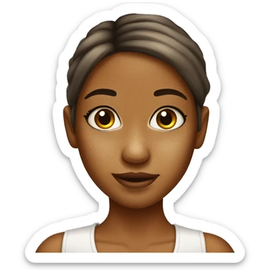 hyperpigmentation girl sticker