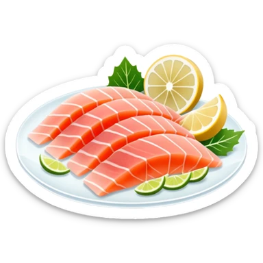 white-fleshed sashimi sticker