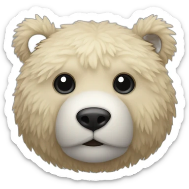 Ours en peluche sticker