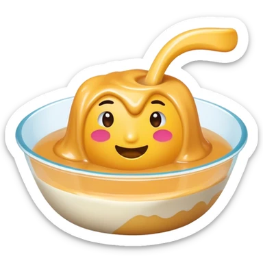 Fun dip dipping itself sticker