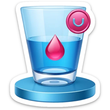 Ozon order pickup point in the brand's blue (digital blue) and raspberry colors sticker