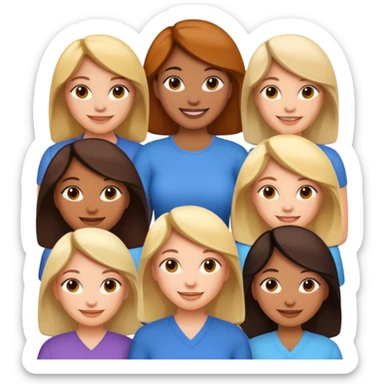 Empowered women sticker