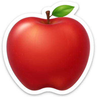 emoji de una manzana sticker
