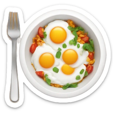 breakfast bowl vegetarian  sticker