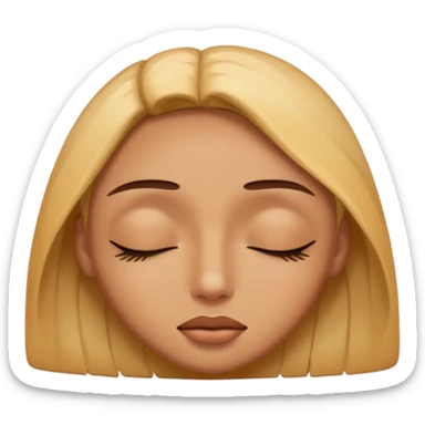 👁️ give me a version of the eye emoji at the begining of this prompt, but the eye is closed
the 4th thing you generated in the most recent generation... yes that is an example of a human face with eyes closed now give me a single eye that is closed as an emoji

 sticker