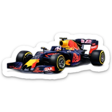 Redbull F1 Car with Max Verstappen sticker