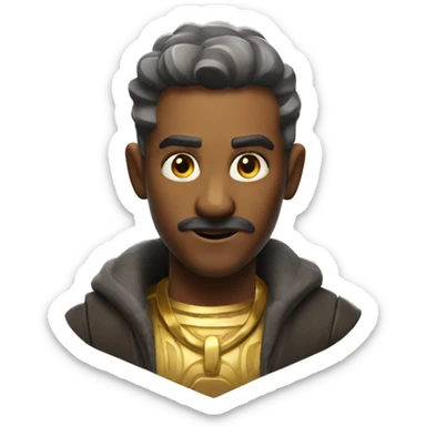 Midas from fortnite sticker