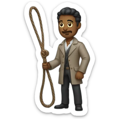 Dominant man with a whip sticker