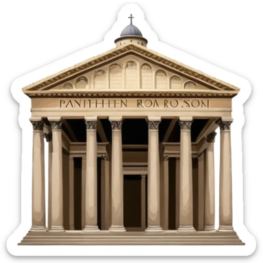 The Pantheon rome sticker