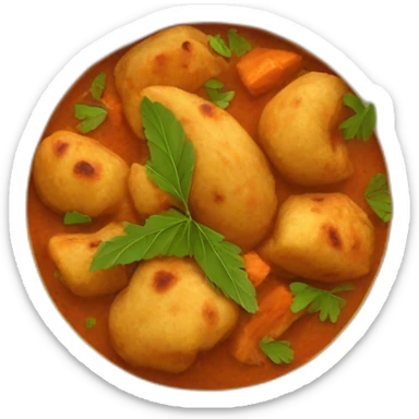 North indian food sticker