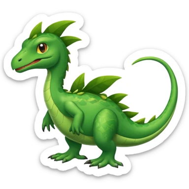 Helioptile-Tropius-Grovyle-fusion (full body) sticker