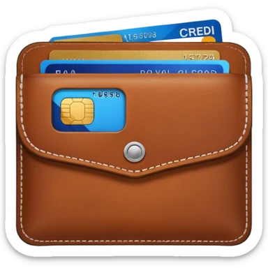 Girl’s Wallet with Drivers License and Credit Card inside sticker