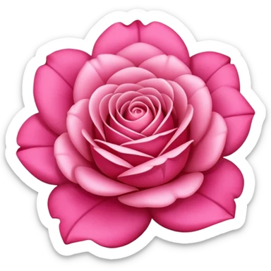 Una rosa de color turquesa sticker