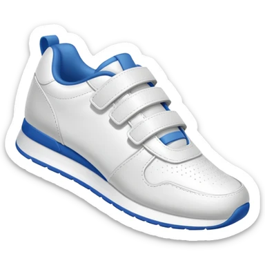 sneakers with velcro hook and loop fastener sticker