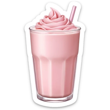 rose milk tea (no strraw, no face, just simple, no ice) sticker