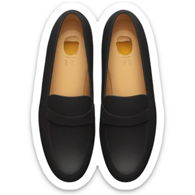 one black Loafers sticker