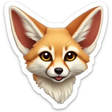red fennec sticker