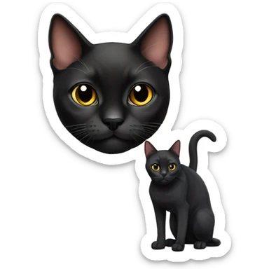 Bombay cat sticker