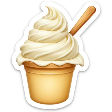 vanilla gelato sticker