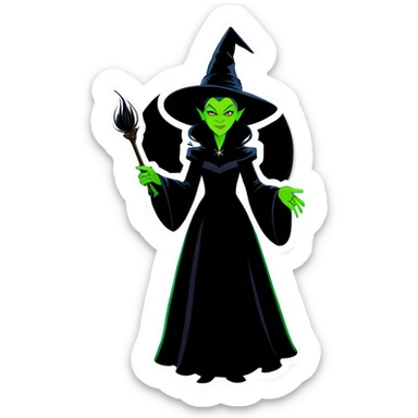 Wicked witch Elphaba  sticker