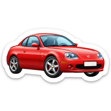 car parked on the street sticker