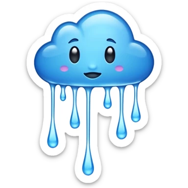 A wet sign that says i fell for you sticker