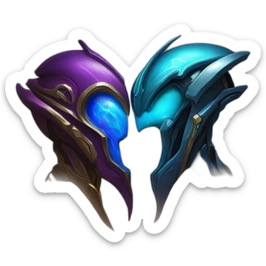 protoss artanis kissing zerg kerrigan sticker