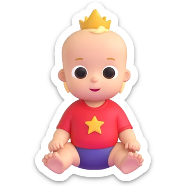 baby Jack Jack from The Incredibles sticker