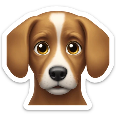 Dog waring Jodie sticker