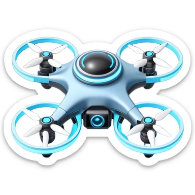 advanced space survey drone object icon, sleek sci-fi drone with holographic scanner, neon blue energy ring, futuristic tech details, 3D cartoon, mobile game icon style, centered, clean background, no text, no watermark
 
 sticker