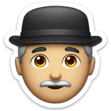 Jewish man with a kippah sticker