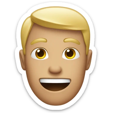 Person gesturing phew sticker