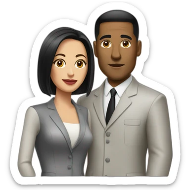  Mr. AND MRS. SMITH sticker