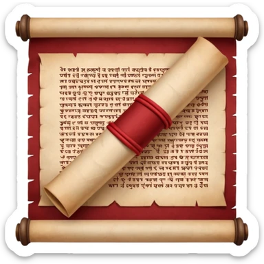 now create a hindi emoji depicting the language solely sticker