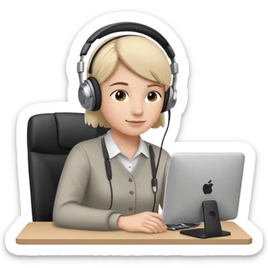 pausa activa en oficina sticker