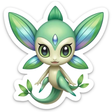 Meloetta-Celebi-Pokémon-Fakémon-creature sticker